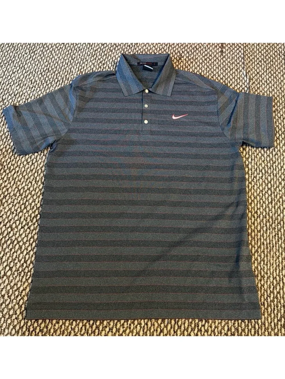 Nike Golf Tiger Woods Snap Polos Bundle of 7 Men’s Large.